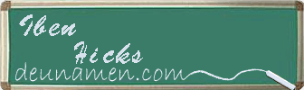 Iben Hicks Visitenkarte